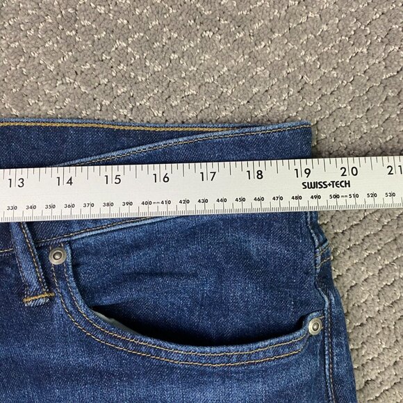 J. CREW 770 Stretch Jeans Men's 36 x 34 Fits 38 x 34 Blue - Picture 10 of 14